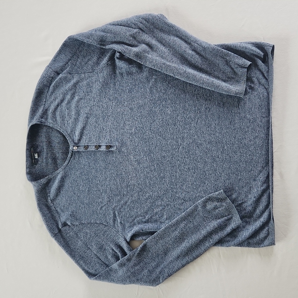 John Varvatos Long Sleeve Henley Shirt